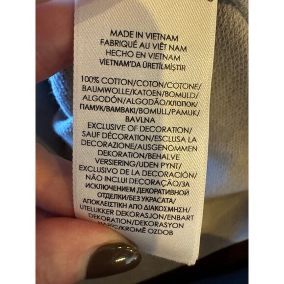 Polo Ralph Lauren Sweatshirt Men Small Grey Cotton Crewneck Pullover NWT Preppy - Picture 9 of 10